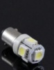 Светодиод цокольный габаритов 5SMD диодов белый 2шт - BA9S 5 LED (2 шт.) габариты, повороты и др