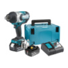 Акумуляторний ударний гайковерт Makita DTW1002RTJ, зарядка + 2 акумулятори, Box