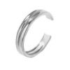 Серебряное кольцо в стиле минимал S035 размер:18.5;18;17.5;17;16;