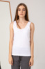 МАЙКА ЖІНОЧА НА ШИРОКІЙ БРЕТЕЛЬЦІ - Біла    р.XS, S, M, L, XL, 2XL, 3XL