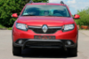 Передняя дуга WT007 Black (нерж.) для Renault Sandero 2013-2022 гг