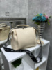 Беж - молодіжний якісний клатч Lady Bags на два відділення з двома знімними ременями (0439)