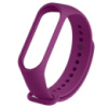 Ремінець для Xiaomi Mi Band 3/4 Silicone, Violet