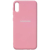 Чохол Silicone Cover Full Protective (AA) Для Samsung Galaxy A02 (рожевий / Pink ) - купити в SmartEra.ua