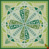Схема подушки Зелёный кузнечик