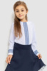 Блузка ошатна для дівчаток, колір біло-синій, 172R204-1