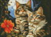 Алмазна мозаїка без підрамника - Чарівні котики ©art_selena_ua Идейка 30х40 см (AMC7852)