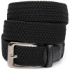 Текстильний чоловічий ремінь класика 720525 Чорний