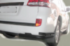 Задние угловые дуги AK003-Double Black (2 шт., нерж. сталь) для Toyota Land Cruiser 200 2007-2021 гг