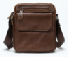 Сумка мужская зернистая Vintage 14703 Коричневая