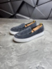 Лоферы мужские замшевые STEP Grey! Мокасины мужские серые! Натуральна ЗАМША!