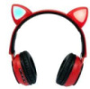 Наушники беспроводные накладные «Wireless earphone ST77M» Красные, детские беспроводные наушники с ушками
