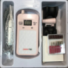 Портативный Фрезер для ногтей Nail Drill YT-928 аккумуляторный с индикатором заряда на 35 000 оборотов. Цвет: розовый