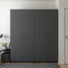 Комплект шкафов для одежды Doros Промо (2 шт.) 180х48х204 см Графит (DRS-011209)