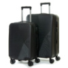 PODIUM Дорожная Чемодан 2/1 ABS-пластик FASHION 804 black