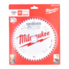 Диск пиляльний по алюмінію Alu PFTE MILWAUKEE, діаметр 190х30х2,4мм, 54 зуб.