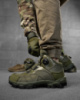 Тактичні черевики на автошнурівці олива ВТ7982