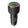 Автомобильное зарядное устройство Hoco NZ17 USB/ 2 Type-C PD 75W black