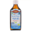 Риб'ячий Жир для Дітей, Лимонний Смак, Kid's Fish Oil Lemon, Carlson, 200 мл