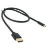 Кабель мультимедийный micro HDMI to HDMI 0.5m Extradigital (KBD1678)