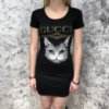 Платье Gucci Dress Angry Cat with Web Black