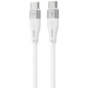 Кабель Proove Soft Silicone Type-C to Type-C 60W 1m White (CCSO60002202)