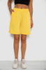 Шорти жіночі однотонні, колір світло-жовтий, 238R57820