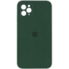 Чохол Silicone Case Square Full Camera Protective (AA) для Apple iPhone 11 Pro Max (6.5«), Зелений / Cyprus Green - купити в SmartEra.ua