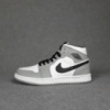 Nike Air Jordan 1 білі з сірим