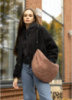 Жіноча сумка Sambag HOBO  Dolly   тканева теракотова