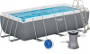 Каркасний прямокутний басейн Bestway 56441 (404х201х100 см) з картриджним фільтром та драбиною