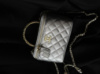 Сумка Chanel Classic Lambskin серебро