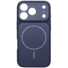 DM Чохол AG Glass Case With MagSafe для iPhone 16 Pro Blue