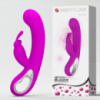 Вібратор кролик Pretty Love Webb для стимуляції клітора та точки G фіолетовий LyBaile