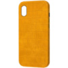 Шкіряний чохол для Apple iPhone XS Max Croco Leather (Yellow) - купити в SmartEra.ua