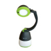 LED світильник настільний багатофункціональний зелений+чорний
