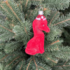 Игрушка на елку Лошадь 19620 красная