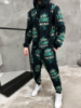 Стильний зелений спортивний костюм  | 5-677