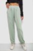 Спортивні штани жіночі велюрові, колір м'ятний, 238R58646