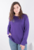 Жіноча фіолетова кофта з декором