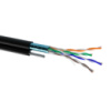 Кабель Одескабель КППЭт-ВП (100) 4*2*0,51 (F/UTP-cat.5E), СU, изоляция ПЭ, экр., с трос. 7*0,5 для нар. раб.,305м