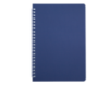 Книжка записн. на пруж. «BARK» А5, 60арк.,кл., пластик.обкл., синій