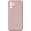 Чохол Silicone Cover Full Camera (AA) Для Xiaomi Redmi Note 10 / Note 10s (рожевий / Pink Sand) - купити в SmartEra.ua