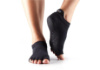 Шкарпетки для йоги ToeSox Half Toe Low Rise Grip Black S (36-38.5)