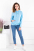 Жіноче блакитне худі