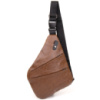 Сумка слінг кожзам 720567 Світло-коричнева