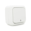 Кнопка звонка ViKO Palmiye наружного монтажа, влагозащищенный IP54, AC:110-250V, 10A, White
