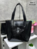 Чорна — рептилія - формат А4 - елегантна, стильна та оригінальна сумка на блискавці (0506-2)