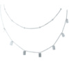 Серебряное колье CatalogSilver с без камней, вес изделия 5,81 гр (1953105) 400430 размер