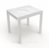 Стол обеденный раскладной Fusion furniture Слайдер 1000 Белый/Стекло УФ 15 265